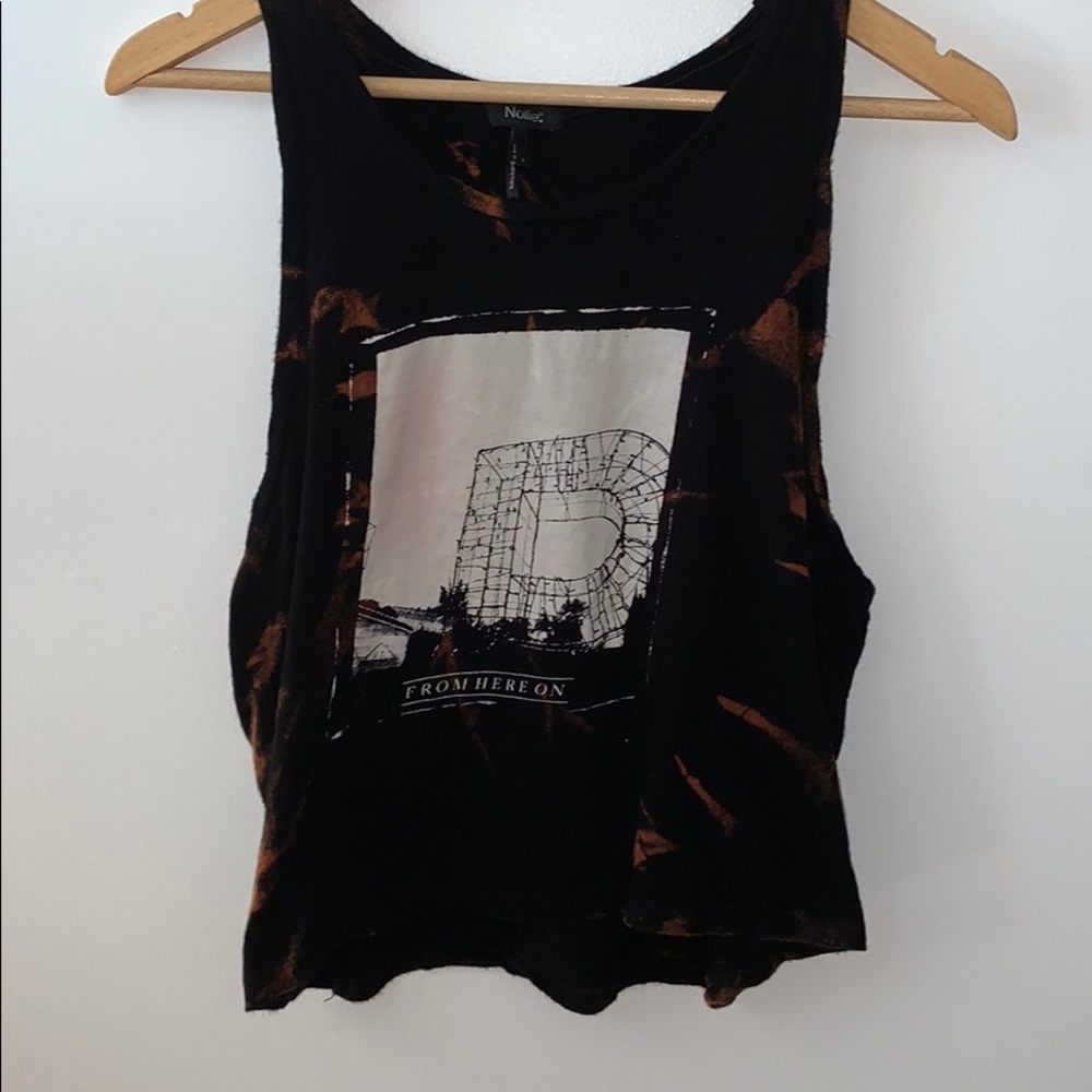 Nollie black/hand dyed muscle tee size L